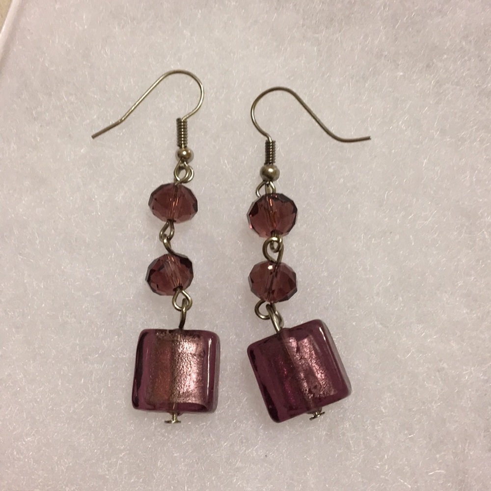 Purple Earrings